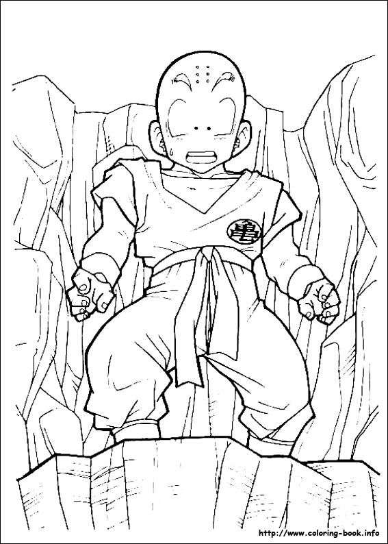 Dragon Ball Z coloring picture